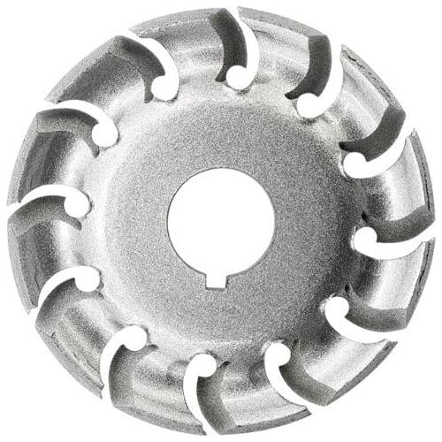 Electric Angle Grinder Shaping Blade Wheel Wood Carving 12 Teeth Disc Cutting Milling Woodworking Tool