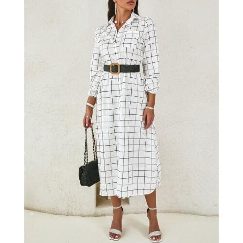 Модные платья в клетку EWSFV China At AliExpress