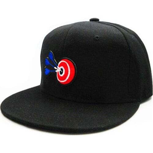 Archery Target Embroidery Cotton Baseball Cap Hip-hop Cap Adjustable Snapback Hats for Men and Women 289