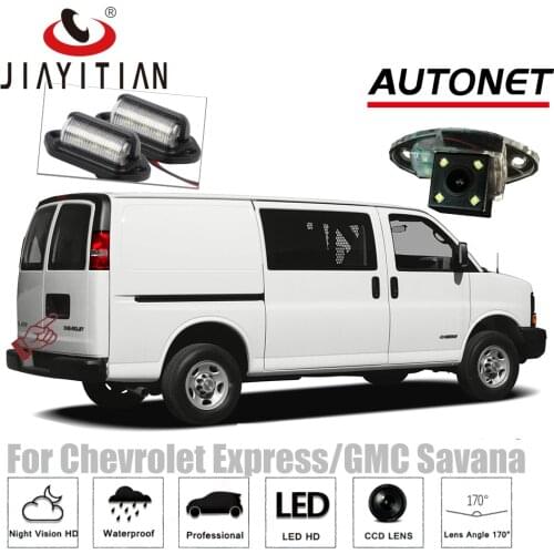 JIAYITIAN Rear View Camera For Chevrolet Express/GMC Savana/License Plate camera CCD/Night Vision/Parking Camera backup camera