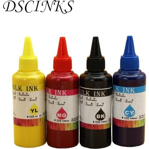 4pcs 100ml Universal Compatible Refill Pigment Ink For HP Officejet 711 cartridge ink for HP designjet T120 T520 printer