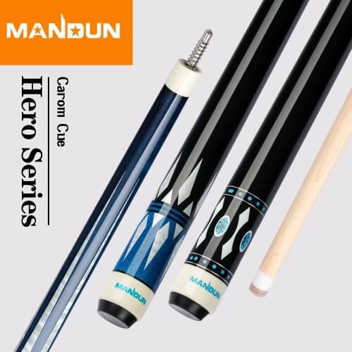 YUDU New Arrival Billiard Carom Cue HERO 12mm Tip North American Solid Maple shaft Professional 3 Cushion Game Cue Stick Kit