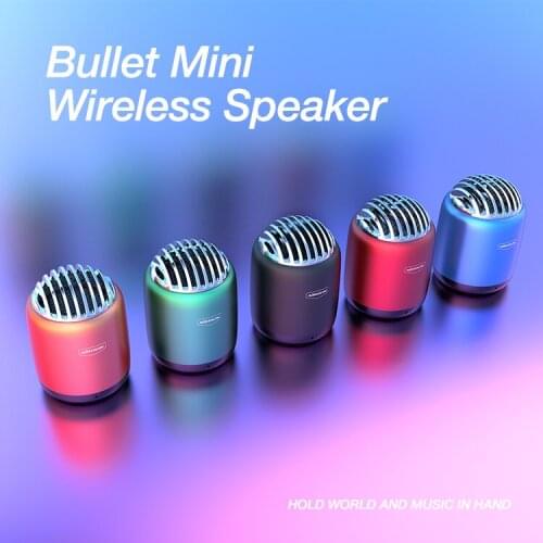Nillkin Mini Speaker Bullet Bluetooth 4.2 Stereo Sound Box TWS Wireless Speaker Powerful Bass Loudspeaker