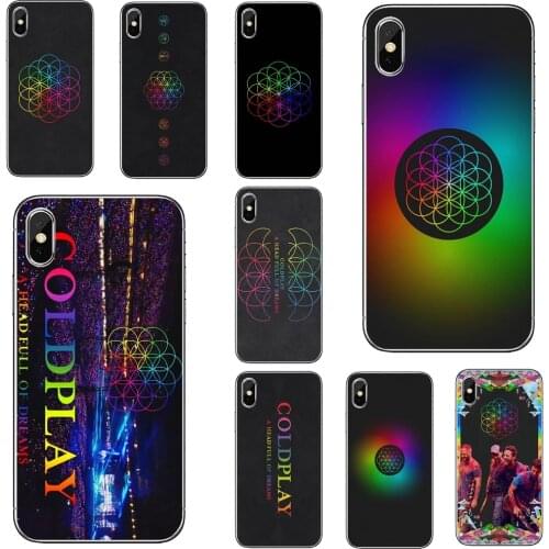 For Xiaomi poco X3 nfc F2 Pro M3 Mi 5X 6X Max Mix 1 2 2S 3 Mi5 Mi6 Mi3 Mi4 Coldplay-A-Head-Full-of-Dreams-Music Soft Cover Bag