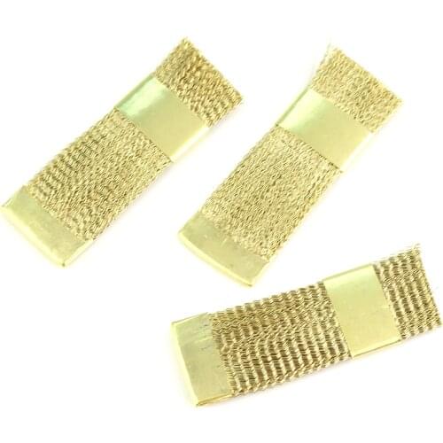 2019 New Nail Art Drill Bit Cleaning Brush Gold Brass Metal Portable Wire Cleaner For Electric Manicure Drill Accessories Tools