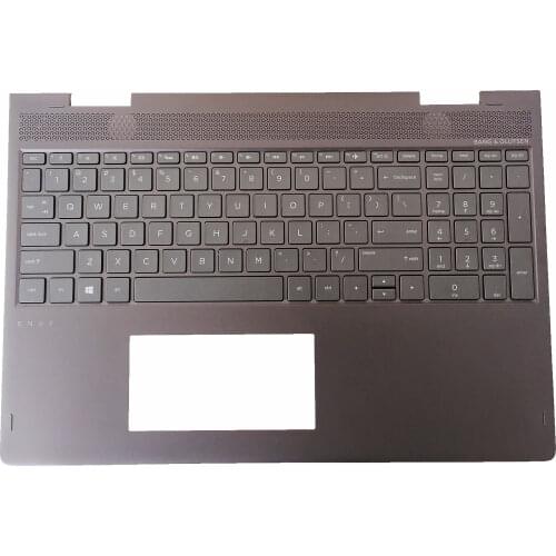 New Palmrest With Backlit Keyboard For HP ENVY X360 15-BP 15M-BQ TPN-W127 934640-001 Brown