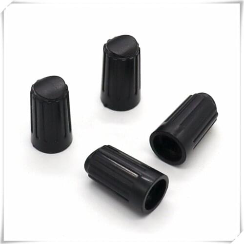10 Pieces Plastic Half Shaft Knob Diameter 10mm Height 18mm Potentiometer Knob D-Shaped Inner Hole 6mm