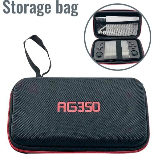 Portable Retro Game Console Protection Bag for RG351P RG350 RG350M Waterproof Shockproof Anti-fall Carrying Case Storage EVA Bag