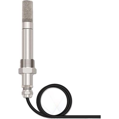 RS485 1/2'' screw thread -40~80'C 0-100%RH temperature and humidity sensor transmitter signal captor with metal case