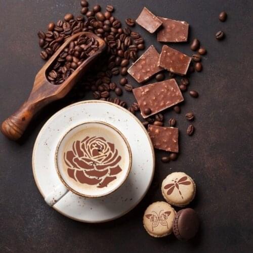 Cookie Stencil Template, Reusable Cake Decorating Stencils