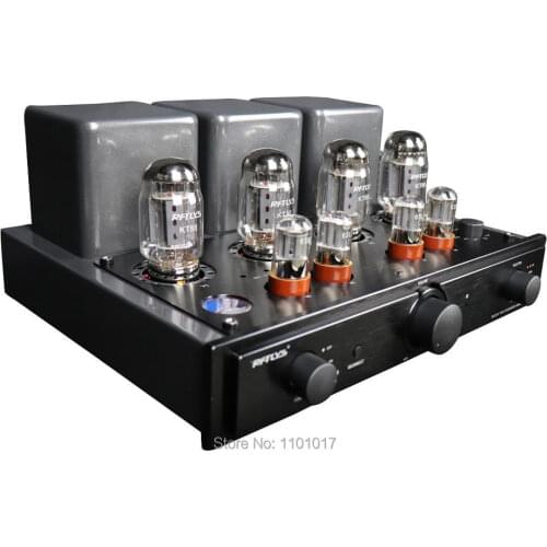 RFTLYS A5 KT88 Tube Amplifier HIFI EXQUIS Integrated Push & Pull AMP with Bluetooth