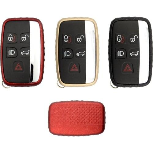 High Quality Soft TPU Car Key Case Cover For LAND ROVER Range Rover Sport LR3 Discovery 5 Buttons Smart Key Protector Holder