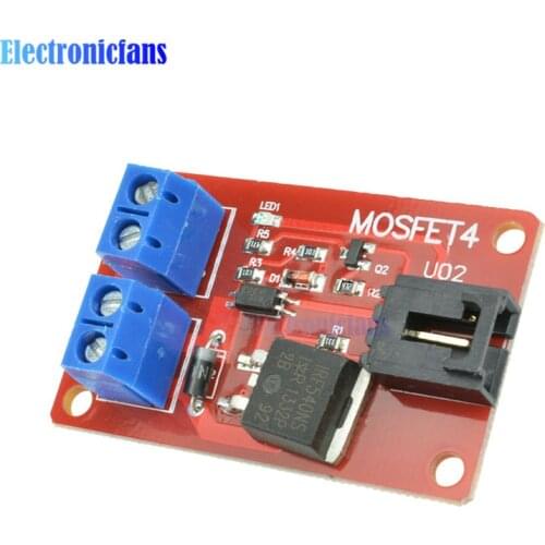 1 Channel 1 Route MOSFET Button IRF540 + MOSFET Switch Module for Arduino