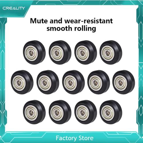 10pcs KP3S Pulley POM Pulley linear rail ball Bearing 3D Printer Parts Openbuilds Plastic Wheel with Creality Ender 3 CR-10