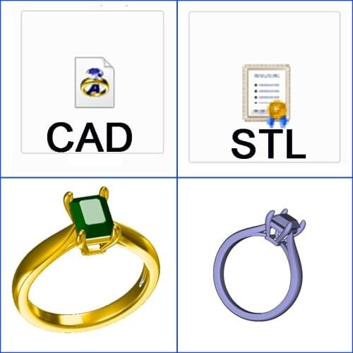 3D CAD File STL Format Selling online Ready for Printing Document Modeling by MatrixGold JewelCAD software
