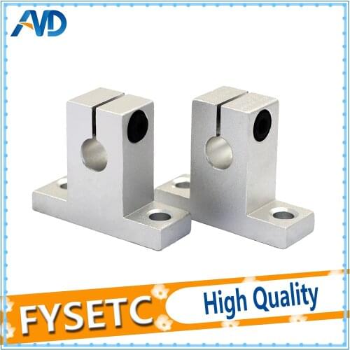 5pcs Linear Rail Shaft SK8 SH8A SK10 SK12 SK16 Aluminum Block 8/10/12/16mm Router Support XYZ Table CNC Sliding Router Bracket