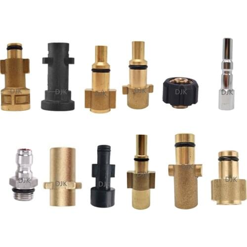 High Pressure Washer Nozzles Adapter Fit for Karcher/Bosche/Parkside/Foreman/Interskol/HUTER/LAVOR Foam Gun Sprayer Car Clearn