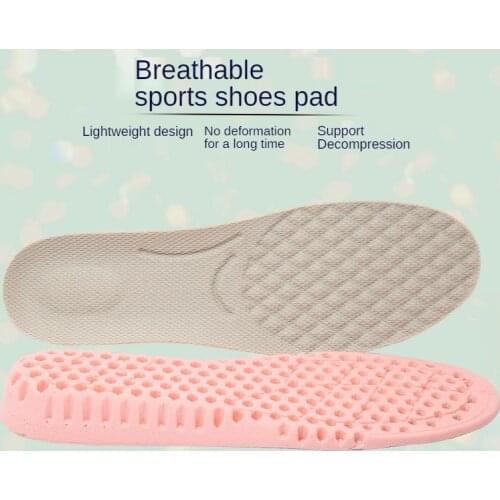 Sports Insole Pu Womens Hidden Wedge Insole Breathable Absorbent Insole Honeycomb Soft Insole Single Shot Is Not Shipped