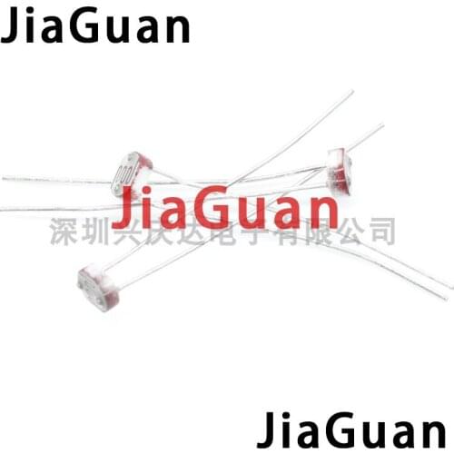 60PCS GL3516 GL3526 GL3537-1 GL3537-2 GL3547-1 GL3547-2 CDS 3mm Photoelectric switch detection resistor photoresistor pack