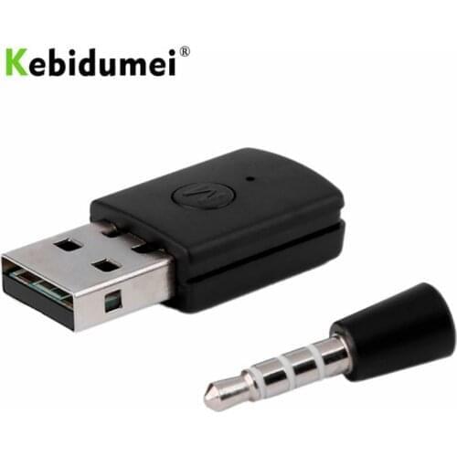 Kebidumei USB Adapter Bluetooth Dongle For PS4 Stable Performance Bluetooth Earphone Bluetooth 4.0+EDR USB Adapter