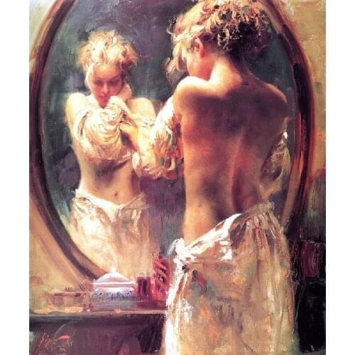 Canvas prints beauty picture nude girl painting living room wall decor art picture from handpainted art