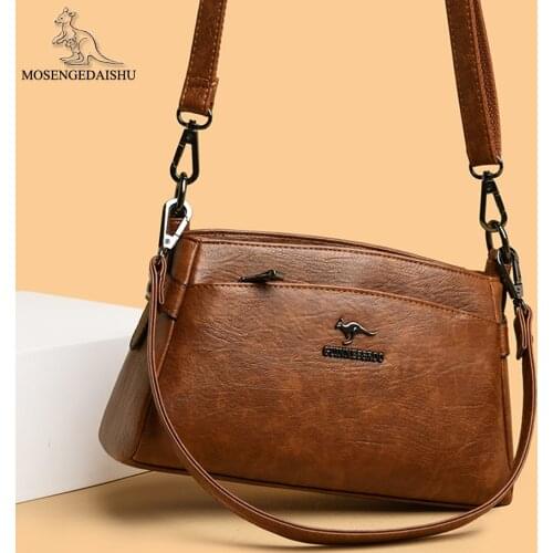 Fashion Letter Designer Ladies Shoulder Bag High Quality PU Leather Women Crossbody Bags Solid Color Designer Womens Bags Sac