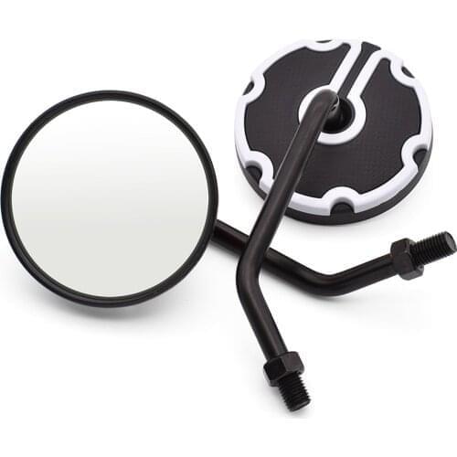 For KAWASAKI KLX KX 65 85 100 125 250 250F 450F KLX125 Motorcycle Mirror Side Mirrors Rear View Mirror Universal 8/10mm