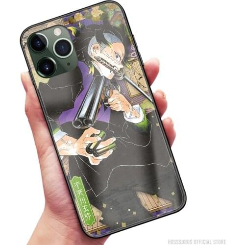 Genya Shinazugawa Anime Soft Silicone Glass for IPhone SE 6 6s 7 8 Plus X XR XS 11 12 Mini Pro Max Phone Case Cover Shell