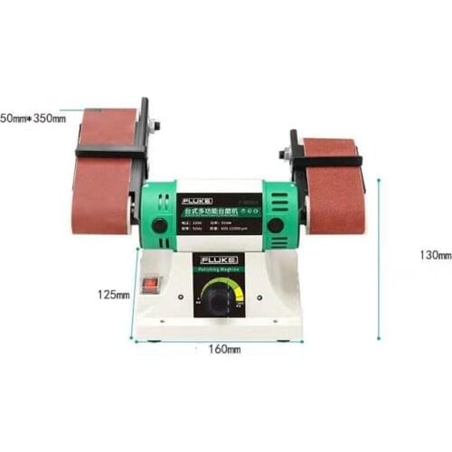 Small belt machine electric mini knife sharpener artifact metal woodworking desktop double-head knife sharpener