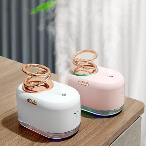 ELOOLE 2020 New Dangling Circular Ring Portable Wireless Air Humidifier Aromatherapy Diffuser Mist Spray Nanometer Atomization