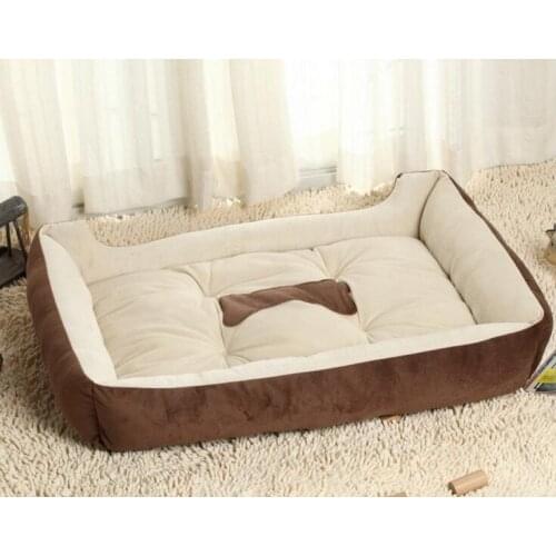 Plus Size Large Dog Bed Mat Kennel Soft Pet Dog Puppy Warm Bed House Plush Cozy Nest Dog House Pad Warm Pet House