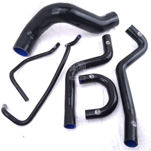 Silicone Radiator Hose Clamps Kit For 05-06 Mustang GT V8 / 05-10 GT500 (6Pcs)Red/Blue/Black