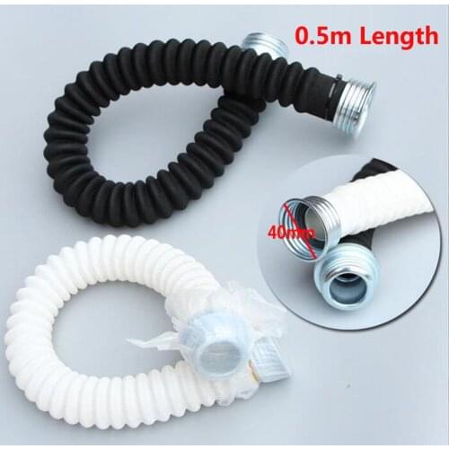 Safety gas mask gas mask rubber hose, the connection length between gas mask and filter is 40mm