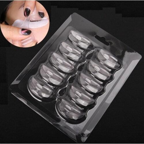 10pcs/set Durable Silicone Eyelash Perming Permanent Perm Curler Lifting False Eyelash Shield Pad Patches maquillaje