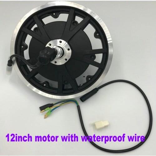 12inch BLDC Hub Motor Gearless Direct Drive 24v36v300W 48v350w for Electric Scooter Ebicycle MTB LIthium Folding Bike Wheelchair