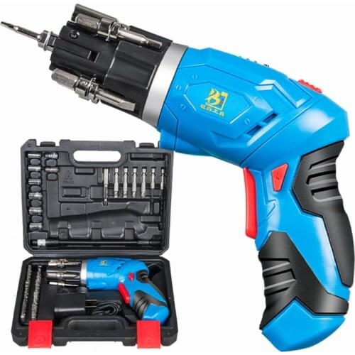 4V lithium rechargeable electric screwdriver electric screwdriver electric screwdriver set folding electric screwdriver with dri