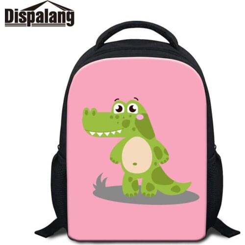 Afordable Mini Backpack for Boys Gifts with Custom Alligator Frog Pig Picture Printing Design Personalized Schoolbag for Student