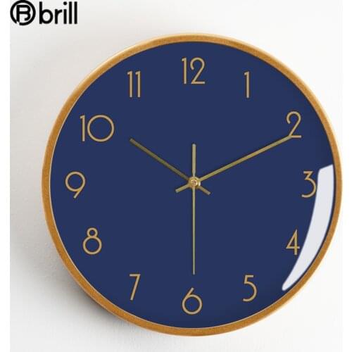 Nordic Large Wall Clock Metal Living Room Decoration Creative Modern Clocks Silent Simple Clocks Wall Home Decor Kitchen Horloge