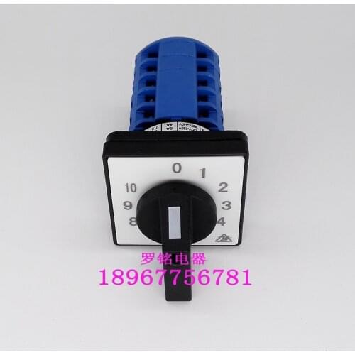 Jinyi electric universal transfer switch lw26-20 / 50-10 multi gear rotary control switch