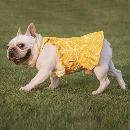 French Bulldog Princess Dress Pet Dog Summer Clothes Small Medium Dogs Puppy Chihuahua Schnauzer Yorkie Pug Corgi Clothing FHC04