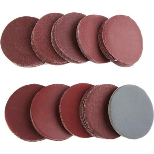 HOT-100 Pcs 3 Inch Sanding Disc 80-3000 Grit Hook and Loop for Dremel Sander Machine Self Stick Abrasive Tools Accessories