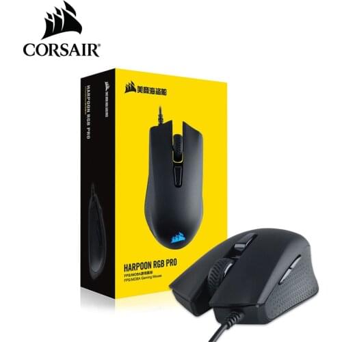 CORSAIR HARPOON RGB PRO Gaming Mouse Backlit RGB LED 12000 DPI Optical CN version, HARPOON PRO RGB