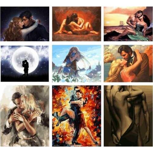 Painting by numbers art paint by number The Untamed character Home hallway hand-painted gift decorative painting