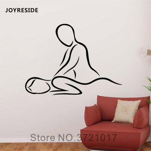 JOYRESIDE Spa Beauty Salon Wall Girl Woman Decals Hairstyle Vinyl Sticker Interior Home livingroom Decoration Design Mural A1544