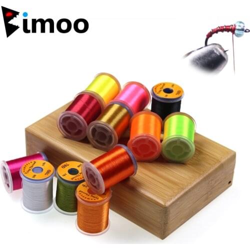Bimoo 70D Fly Tying Thread for Size 14~22 Midge Nymph Small Dry Flies Fly Fishing Lure Making Material