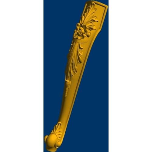 New 3D model STL long table/chair legs relief STL format CNC Furniture Leg 104