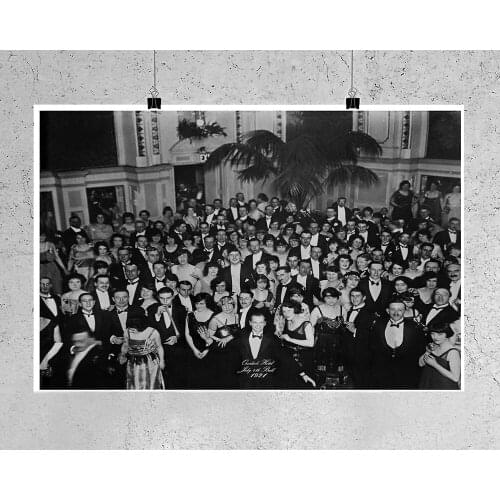 L442 Overlook e 4th of July Ball Ballroom Po Silk Fabric Poster Art Decor Indoor Painting Gift