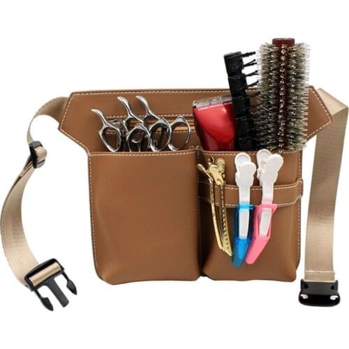 Professional Barber Scissors Bag Waist Pack Pouch Hairdressing Hair Salon Tool