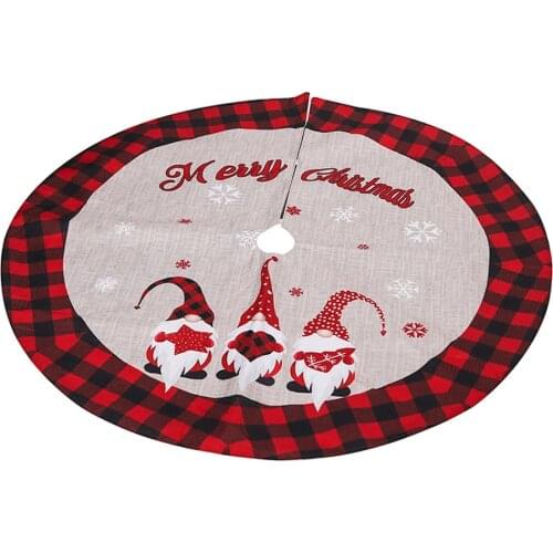 Christmas Tree Skirt Carpet Floor Mat Outdoor Indoor Blanket Xmas Floor Mat Cover Home Party Decor Home New Year Xmas Decor