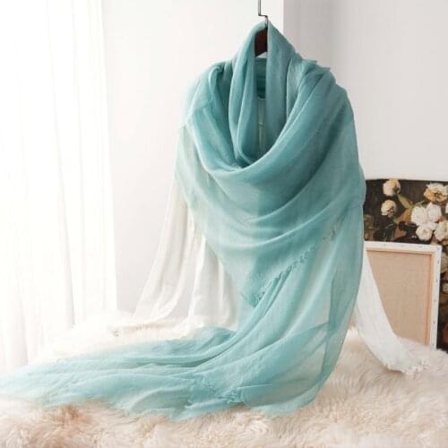 Luxury Brand Thin Pashmina Fashion Solid Thin Shawl Ladies Long Soft Warm Beautiful 100% Ring Cashmere Scarf Women 220-95cm